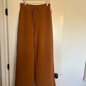 NWT SPANX Cinnamon Wide-Leg Pants